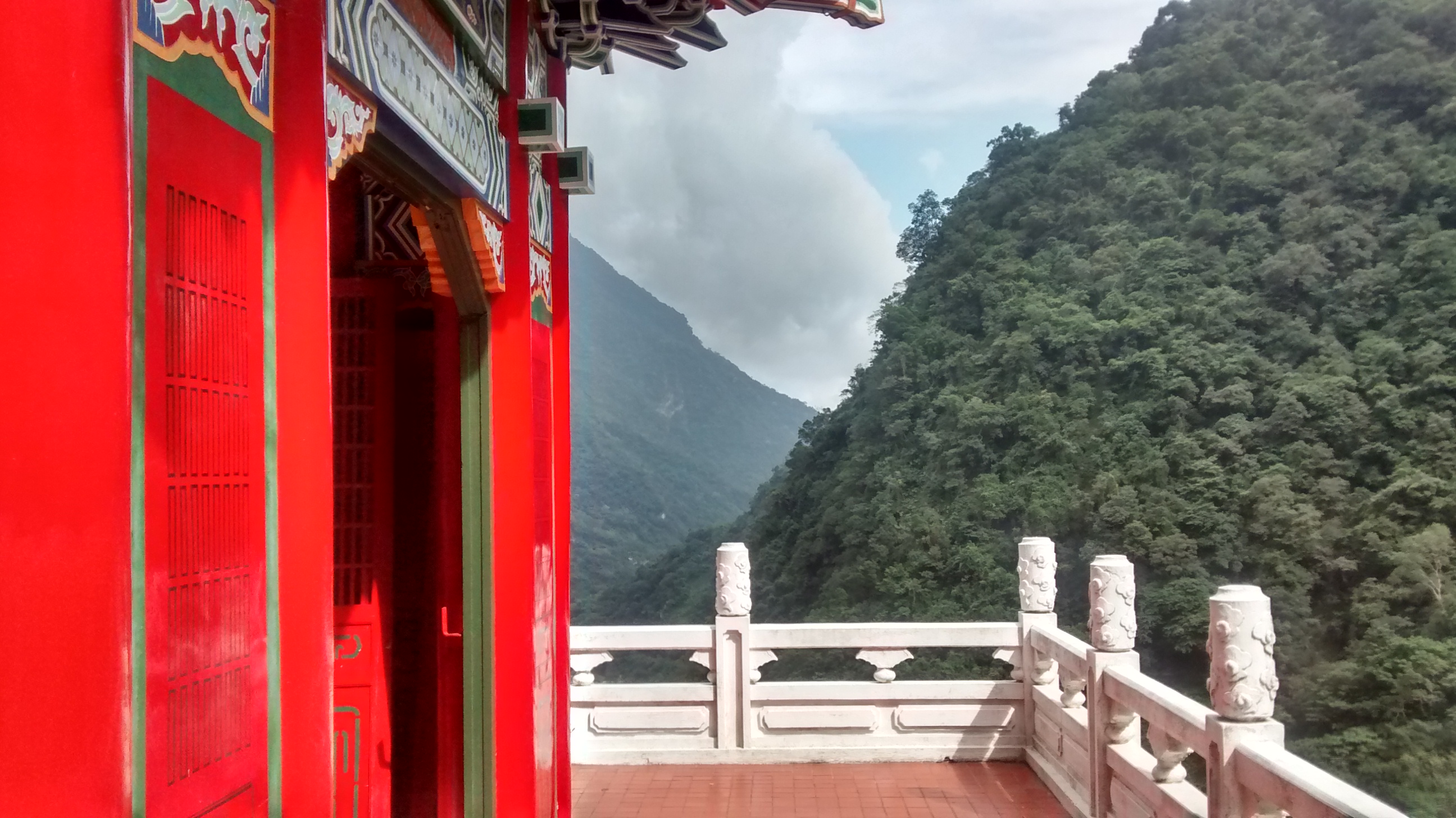 From a Buddhist Temple at Taroko
Gorge